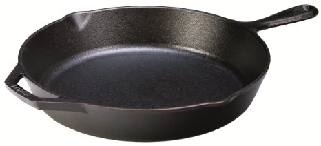 Lodge 30.48 cm / 12 inch Pre-Seasoned Cast Iron Round Skillet / Frying Pan