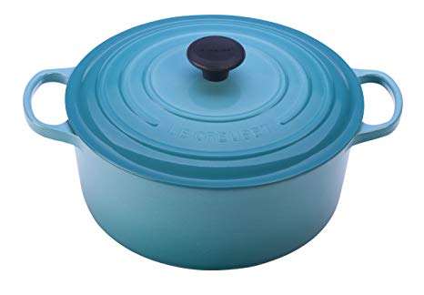 Le Creuset Signature Enameled Cast-Iron 2-Quart Round French (Dutch) Oven, Caribbean