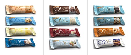 Oh Yeah One Bars Super Variety 12 Pack Includes Maple Donut and Blueberry