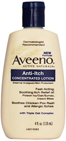 Aveeno Anti, Itch Concentrated Lotion, 4 oz