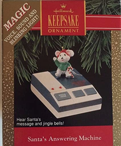 Hallmark Keepsake Ornament Santa's Answering Machine QLX724-1