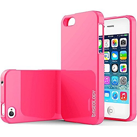iPhone 4S Case, Caseology [Daybreak Series] Slim Fit Shock Absorbent Cover [Hot Pink] [Slip Resistant] for Apple iPhone 4S - Hot Pink