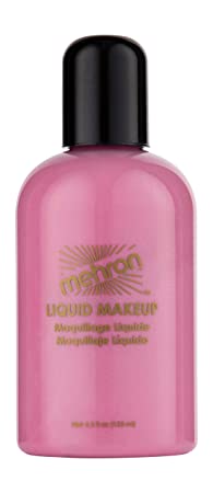 Mehron Makeup Liquid Face and Body Paint (4.5 oz) (PINK)