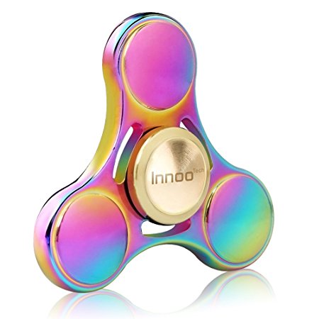 Fidget Spinner, Innoo Tech Colorful Hand Spinner, Rainbow Spinner fidget Toys, Zinc Alloy, High Speed Stainless Steel Bearing, ADD, ADHD Focus Anxiety Relief Toys
