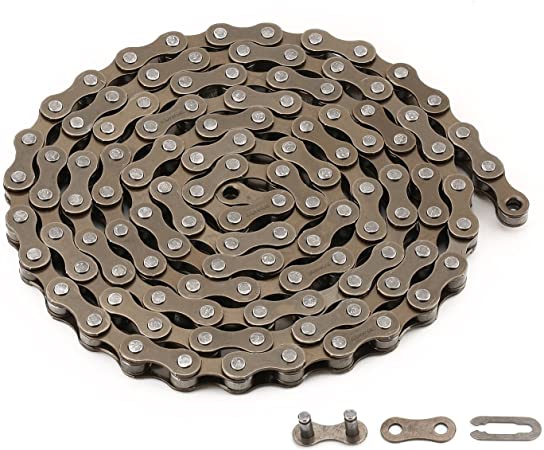 ZONKIE Single-Speed Bicycle Chain 116 Links
