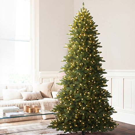 Balsam Hill Berkshire Mountain Fir Artificial Christmas Tree, 6.5 Feet, Clear Lights
