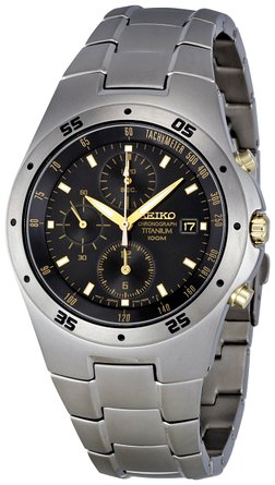 Seiko Men's SND451 Titanium Titanium Bracelet Watch
