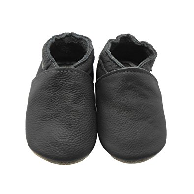 Sayoyo Baby Soft Sole Prewalkers Baby Toddler Shoes Cattle Cashmere Shoes Dark Grey