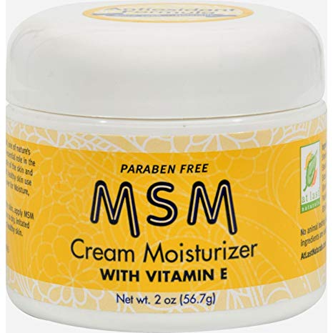 At Last Naturals MSM Cream Moisturizer with Vitamin E -- 2 oz