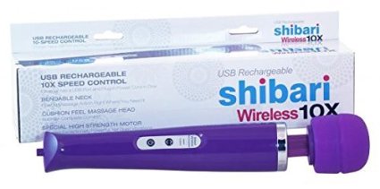Shibari My Wand Wireless Rechargeable Massager, 10 Speed, Purple