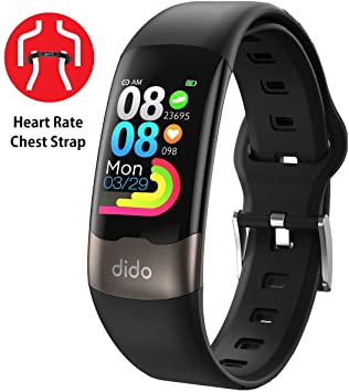 Smart Watch for Android and iOS Phone,E-CG Fitness Activity Tracker with Heart Rate Monitor SpO2 Sleep GPS Step Tracker Wristband, IP67 Waterproof Sport Band for Women and Men