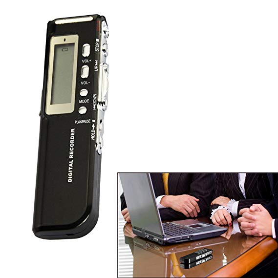 4GB USB Digital Mini Activated Voice Recorder Mp3 player Dictaphone Black