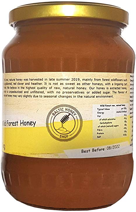 Pure Raw Honey, 1 kg (Wild Forest)