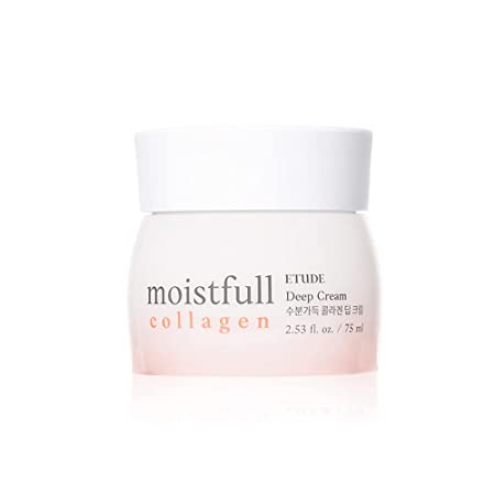 ETUDE Moistfull Collagen Deep Cream 75ml (21AD) | Facial Moisturizing Skin Care Cream | Super Collagen for Healthy Skin