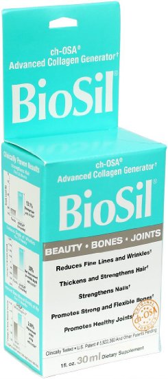 BioSil - Beauty Bones and Joints Liquid Advanced Collagen Support 120 Servings 1 oz