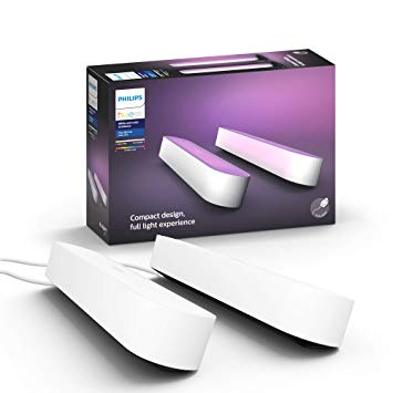 Philips 7820231U7 Hue Play Double Kit-White Finish(Hub Required) Works with Alexa, HomeKit & Google Assistant