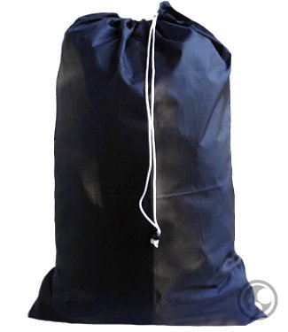 Extra Large Laundry Bag with Drawstring, Color: Navy Blue, *Size: 30x45