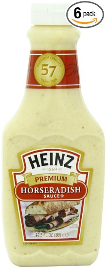 Heinz Premium Horseradish Sauce, 12.5 Ounce (Pack of 6)