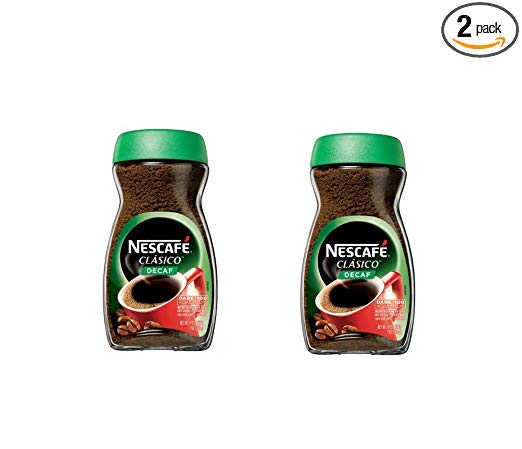 NESCAFE CLASICO Decaf Instant Coffee 7 oz. Jar (PACK OF 2)