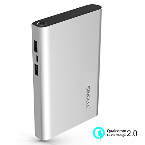 SINOELE Power Bank 30000mAh Quick Charger Big Capacity Universal Cell Phone External Battery Pack Dual USB for iPhone ,iPad ,Samsung,Huawei
