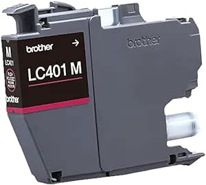 Brother Genuine LC401M Standard-Yield Magenta Ink Cartridge