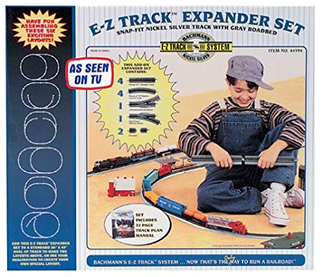 Bachmann Trains Snap-Fit E-Z Track Nickel Silver Layout Expander Set