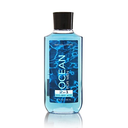 Bath Body Works Ocean for Men 10.0 oz 2 in 1 Hair Body Wash