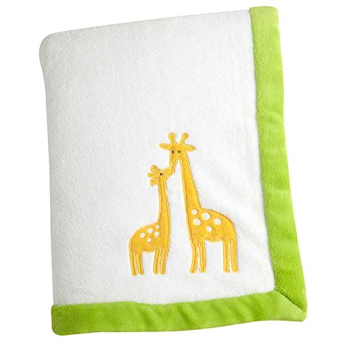 Carter's Animals Collection Appliqued Coral Fleece Blanket