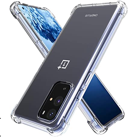Oneplus 9 Case Clear,Oneplus 9 Phone Case - 5G Version (Not fit Oneplus 9 Pro) Shockproof Soft TPU Slim Thin Protective Case Anti-Scratch Anti-Yellowing Crystal Clear Phone Case Cover