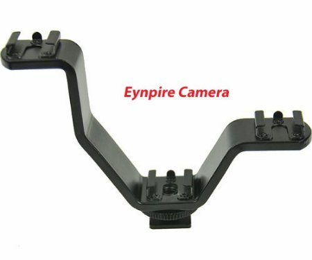 Eynpire Camera Triple Mount Hot Shoe V Mount Bracket for Video Lights Microphones or Monitors EynpireVbra001