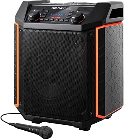 ION Audio - Sport XL 8" 2-Way Tailgate Portable PA Speaker - Black