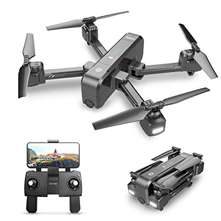 Holy Stone HS270 GPS 4K Drone with FHD FPV Camera Live Video for Adults, Portable Selfie Quadcopter for Beginners with Auto Return Home, Custom Flight Path, Follow Me, Long Control Range, Auto Hover