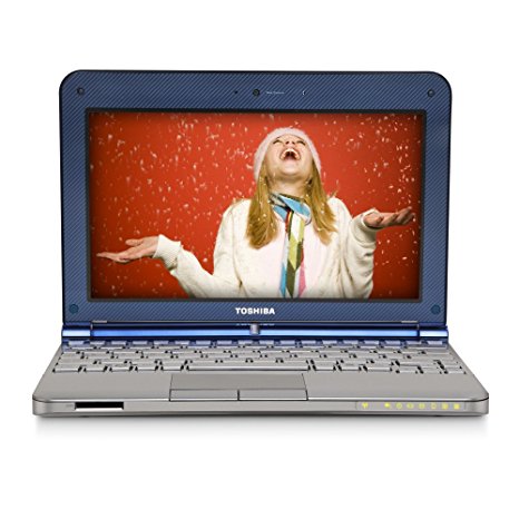 Toshiba Mini NB205-N330BL 10.1-Inch Royal Blue Netbook - 9 Hours of Battery Life (Windows 7 Starter)