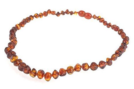 Amber Pumpkin Amber Necklace - 100% pure Baltic Amber Authentic