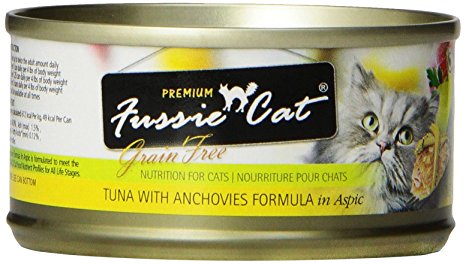 Fussie Cat Premium Tuna with Anchovies Cat Food - 24 - 2.82-oz. Cans