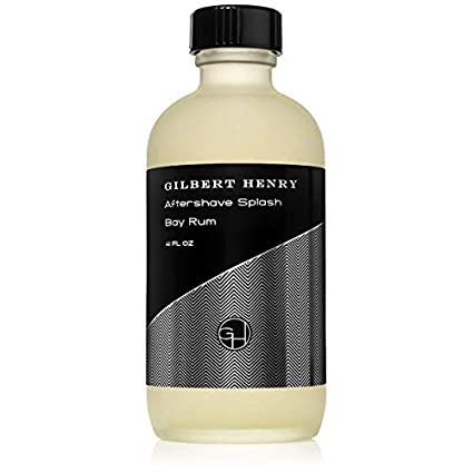 Gilbert Henry Bay Rum Aftershave Splash. Made with Natural Essential Oils From Around the World - 4 fl oz.