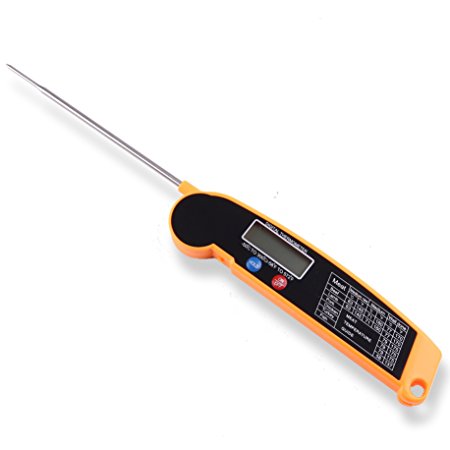 Digital Meat Thermometer for Grilling, Barbeque, Smoking, Kitchen, Candy Making, Baking, Liquids, Frying, Wireless with Internal Probe