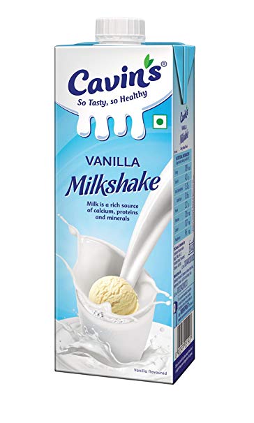 Cavin's Milkshake - Vanilla, 1Ltr.