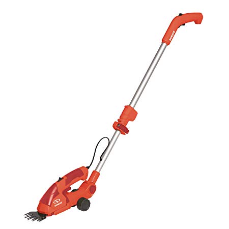 Sun Joe HJ605CC-RED 2-in-1 Cordless Telescoping Grass Trimmer | 7.2 Volt (Red)