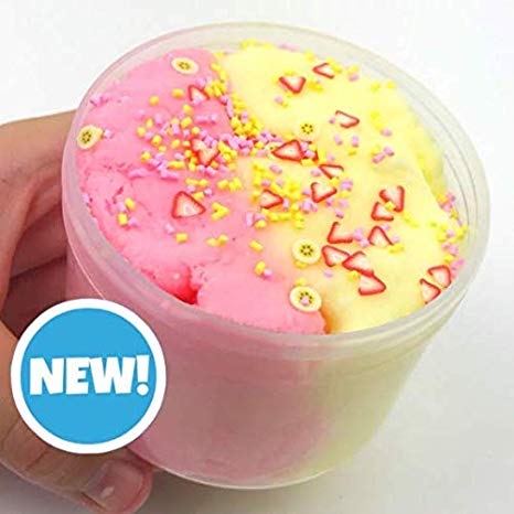 Strawberry Banana Cloud Slime Scented (8oz)