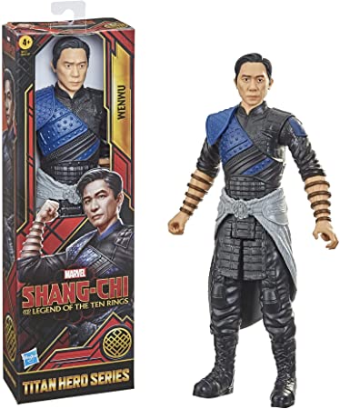 Marvel Hasbro Titan Hero Series Shang-Chi and The Legend of The Ten Rings Action Figure 12-inch Toy Wenwu for Kids Age 4 and Up