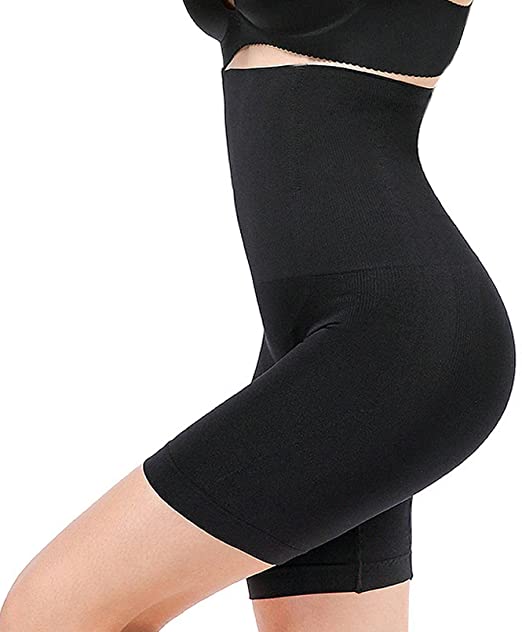 ZIMINGU Women Shapewear Shorts Tummy Control Body Shaper Slip Panty Under Dresses Hi Waist Trainer Butt Lifter Thigh Slimmer