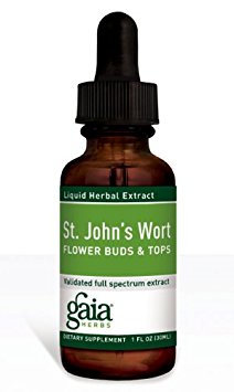 Dry St. Johnswort Flower Buds Extract Gaia Herbs 2 oz Liquid