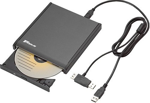 Targus PACD010U USB 20 CD-ROM Slim External Drive - Black