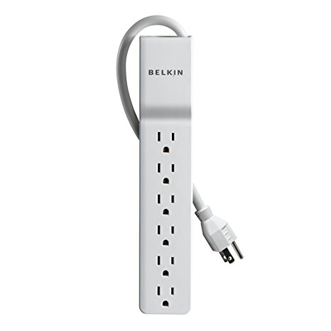 Belkin 6-Outlet Commercial Power Strip Surge Protector with 6-Foot Power Cord, 720 Joules (BE106000-06-CM)