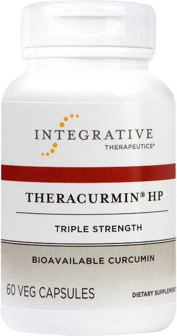 Integrative Therapeutics - Theracurmin® HP - Bioavailable and Water-dispersible Curcumin - Triple Strength - 60 Capsules