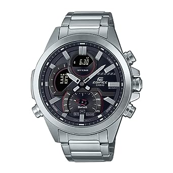 Casio Analog-Digital Black Dial Men's Watch-ECB-30D-1ADF