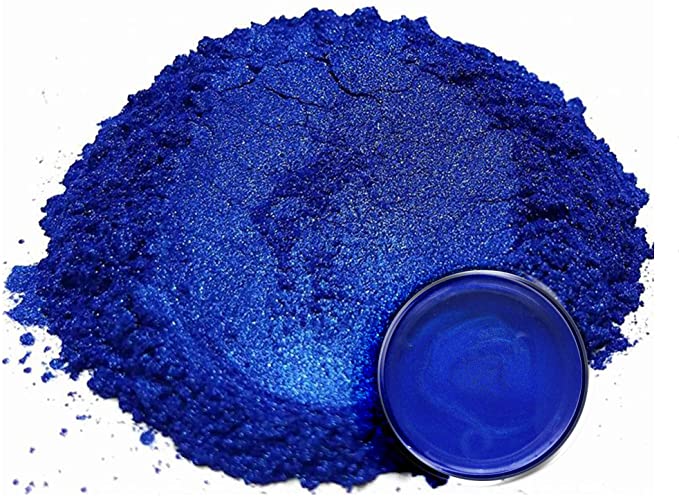 Mica Powder Pigment “Skyline Blue” (50g) Multipurpose DIY Arts and Crafts Additive | Woodworking, Epoxy, Resin, Natural Bath Bombs, Paint, Soap, Nail Polish, Lip Balm (Skyline Blue, 50G)
