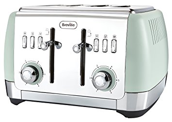 Breville Strata 4 Slice Toaster - Matt Green