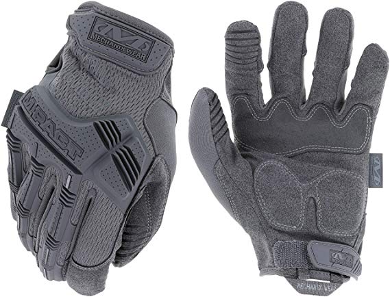 Mechanix Wear - M-Pact Wolf Grey Tactical Gloves (Large, Grey)